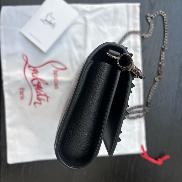 Christian Louboutin Paloma Black Chain Wallet $1590 - Picture 12 of 12